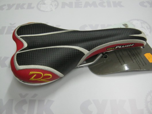 Sedlo Velo Plush D2 černo-červené