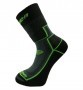 Ponožky HAVEN trekking černo/zelené+černo/bílé