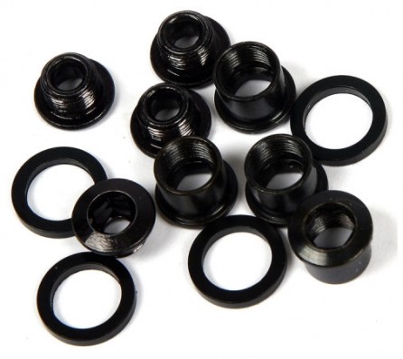 Chain Ring Bolt Kit 4-arm Single No Guard Steel Black Truvativ