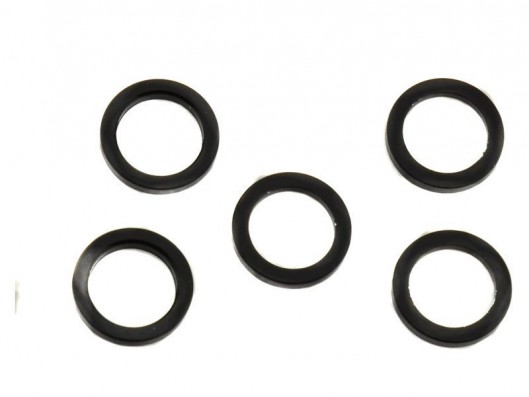 Chain Ring Nut Spacer Kit 2mm Aluminum Black Qty5 SRAM