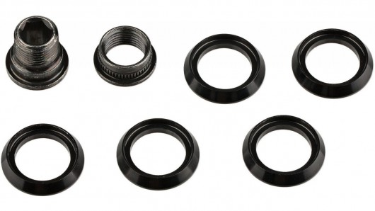 Spacers (Qty 5) and Hidden Bolt/Nut kit for CX1 Chainring