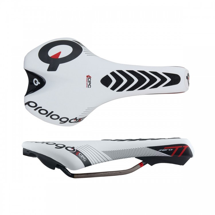 Sedlo PROLOGO ZEROII TT CPC TiROX 136 bílé CykloNěmčík.cz