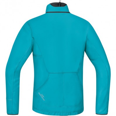 Pánská bunda GORE Power Trail WS Soft Shell Thermo Jacket-scuba blue