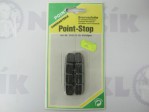 Brzdové gumičky POINT-STOP náhradní černé 60mm