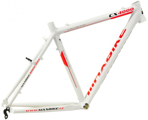 Rám Maxbike 28 CX4000 2017 560 bílý bez vidlice