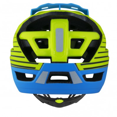 Přilba FORCE RAPTOR MTB fluo-modrá L - XL