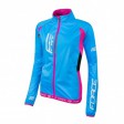 Bunda F X80 tenký softshell, LADY, modrá-růžová