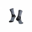 Ponožky FORCE LONG PLUS, šedo-černé S-M