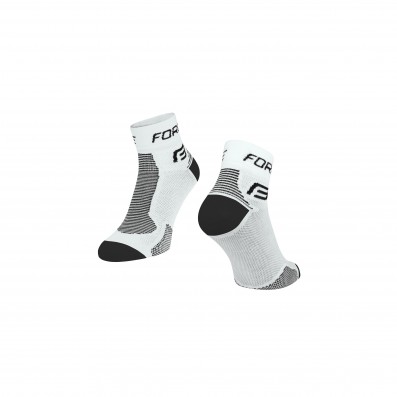 Ponožky FORCE 1, bílo-černé S - M