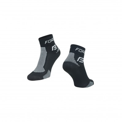 Ponožky FORCE 1, černo-šedé L - XL
