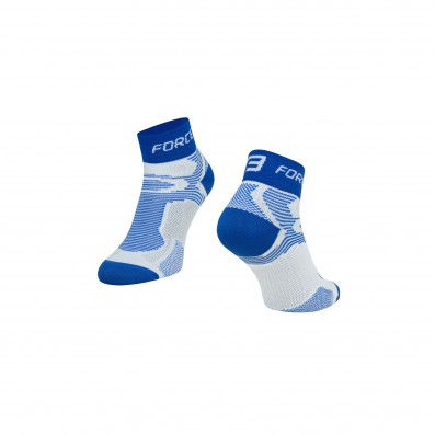 Ponožky FORCE 2, bílo-modré S - M