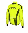 Cyklistická bunda FORCE X72 PRO16 softshell pánská, fluo-černá