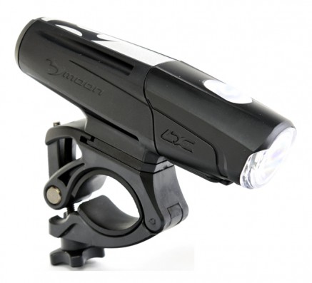 Světlo přední MOON LX-360 1LED 360lm USB černé