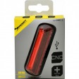Světlo zadní MOON COMET-X USB nabíjecí černé
