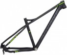 Rám Maxbike M907 2018 19" černý mat + zelená reflex
