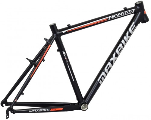 Rám Maxbike CX4000 2018 560 matně černý + oranžová reflex