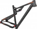 Rám Maxbike F909 2018 FS vel. L černý mat + oranžová reflex