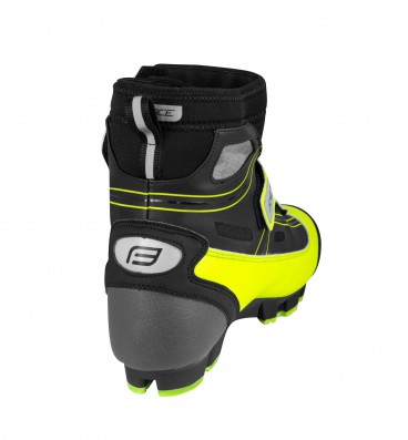 Cyklistické tretry zimní FORCE ICE Fluo MTB