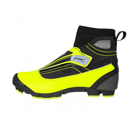 Cyklistické tretry zimní FORCE ICE Fluo MTB