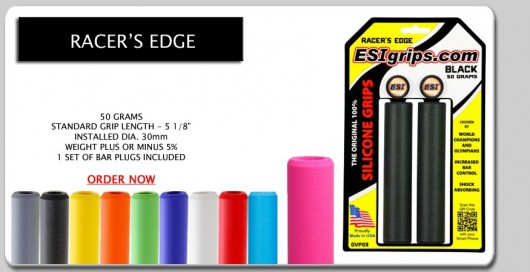 Gripy ESIgrips Racers Edge, 50g světle modrá