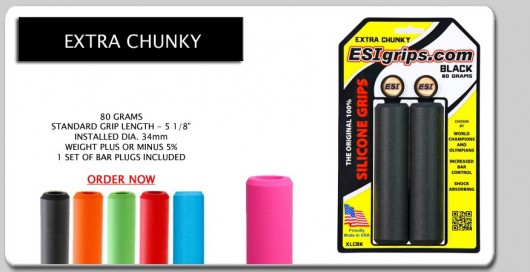 Gripy ESIgrips Chunky EXTRA, 80g oranžová