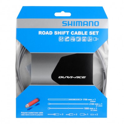 SHIMANO řadící set OT-SP41 s polymerovým povlakem, šedý