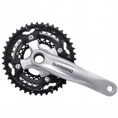 Kliky SHIMANO SLX FC-M552 integr.klika 3x10 175 mm 42x32x24z +BB misky bez krytu stříbrné