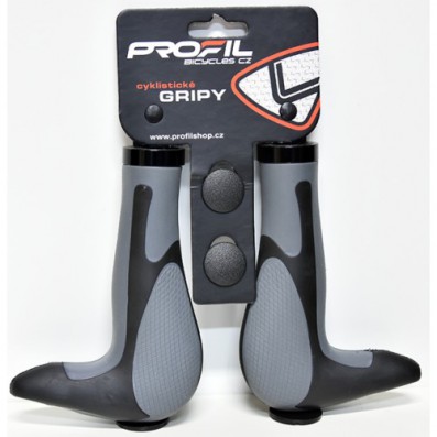 Gripy PROFIL G205 imbus s rohy 150mm černé