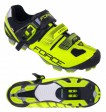 Tretry FORCE MTB HARD, fluo-černé