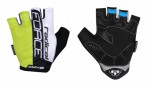 Cyklistické rukavice FORCE RADICAL, fluo-bílo-černé