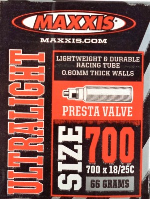 Duše MAXXIS Ultralight 700x18/25C FV 60mm, 67g