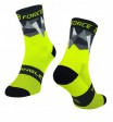 Ponožky FORCE TRIANGLE, fluo-černé L-XL