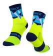 Ponožky FORCE TRIANGLE, fluo-modré L-XL