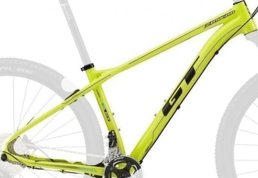 Rám GT ZASKAR 29" ELITE alloy 2017, žlutá fluo M