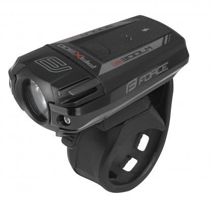 Světlo přední FORCE PAX-300 1dioda XP-G2, černé