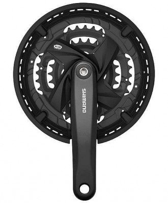 Kliky SHIMANO ACERA FC-M371 4hran 3x9 175 mm 44x32x22z s krytem stříbrné