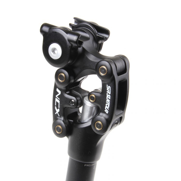 Unicycle Seatpost Iron Seatpost 350mm Length, Black, Jamaica