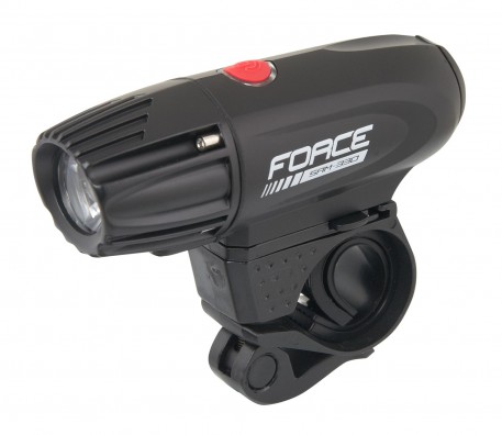 Světlo přední FORCE SAM 330LM USB, černé