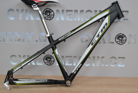 Rám CTM RAPTOR 1.0 2017 černo-bílá