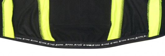 Cyklistická bunda FORCE X72 PRO softshell pánská, černo-fluo