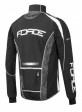 Cyklistická bunda FORCE X72 PRO softshell pánská, černo-bílá