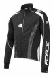 Cyklistická bunda FORCE X72 PRO softshell pánská, černo-bílá