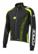 Cyklistická bunda FORCE X72 PRO softshell pánská, černo-fluo