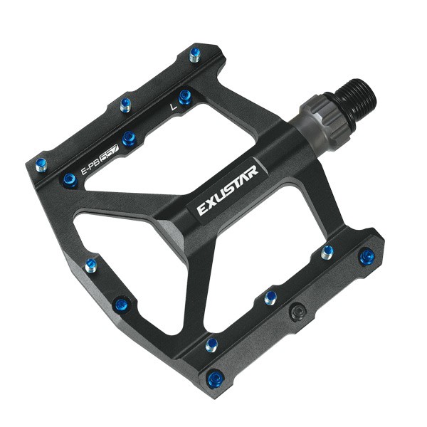 Chaussures VTT Femme Exustar - BMX/DH/Trail, Compatibles Crampons, Noires/Grises/Orange, Taille US 7/EU 38