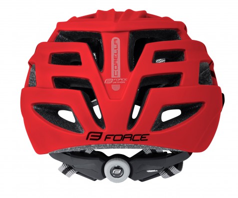 Cyklistická přilba FORCE CORELLA, černo-červená L-XL