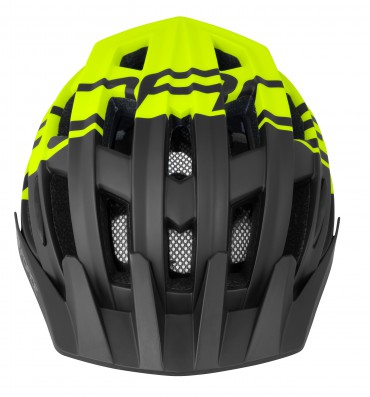 Cyklistická přilba FORCE CORELLA MTB, černo-fluo S-M