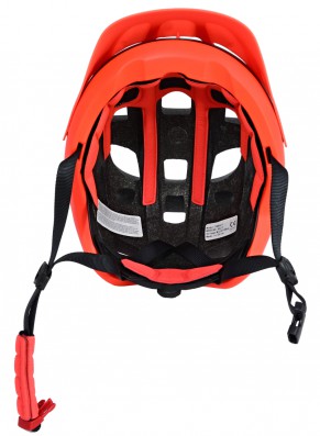 Přilba MAXBIKE QUBE M/L 55-58 cm černo-oranžová