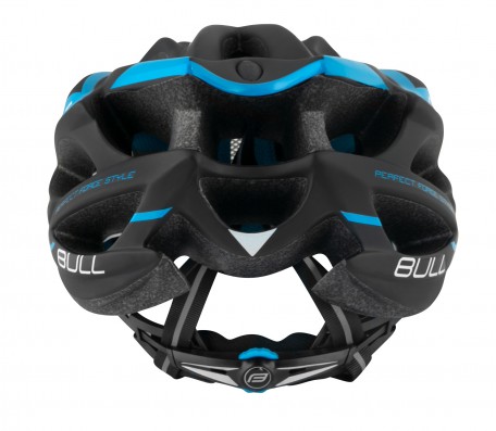 Cyklistická přilba FORCE BULL, černo-modrá L-XL