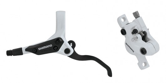 Brzda kotoučová Shimano BR-M396 bílá zadní