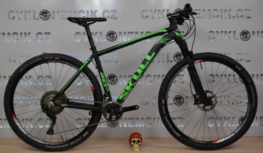 Rám 29" SKULL AL Tapered černo-zelený 17"